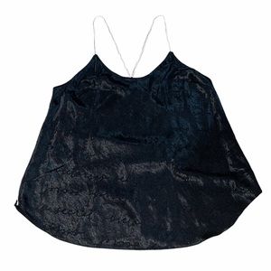 NWOT Victoria's Secret Black Sleepwear Tank Top Size Large
